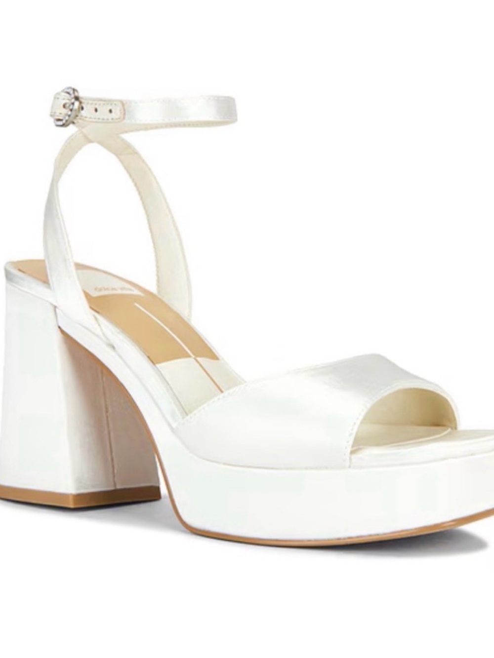Dolce Vita Felica Satin Platform Heel size 8